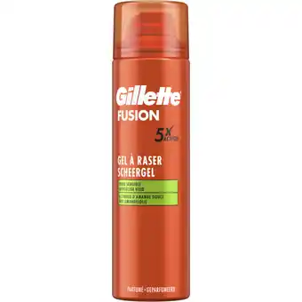 Albert Heijn Gillette Fusion5 ultra gevoelige huid scheergel aanbieding