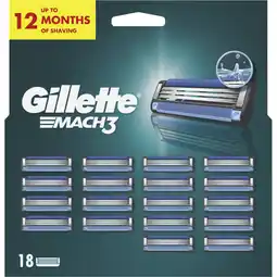 Albert Heijn Gillette Mach3 scheermesjes aanbieding