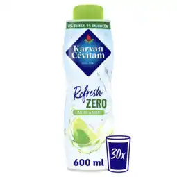Albert Heijn Karvan Cévitam Refresh Zero limoen & munt siroop aanbieding