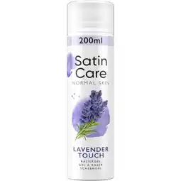 Albert Heijn Gillette Satin care normal lavender scheergel aanbieding