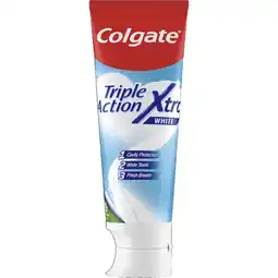 Albert Heijn Colgate Triple action extra whitening tandpasta aanbieding