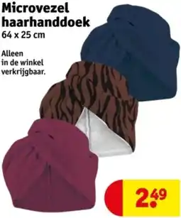 Kruidvat Microvezel haarhanddoek aanbieding