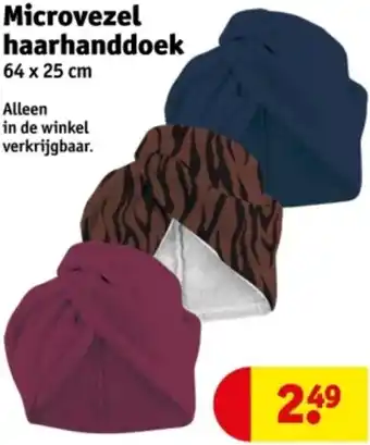 Kruidvat Microvezel haarhanddoek aanbieding