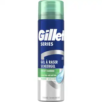 Albert Heijn Gillette Series gevoelige huid scheergel aanbieding