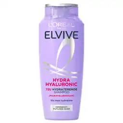 Albert Heijn L'Oréal Paris Elvive Hyaluron plump hydraterende shampoo aanbieding