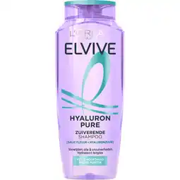 Albert Heijn L'Oréal Paris Elvive Hydra hyaluronic pure shampoo aanbieding