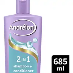 Albert Heijn Andrélon 2in1 shampoo + conditioner aanbieding