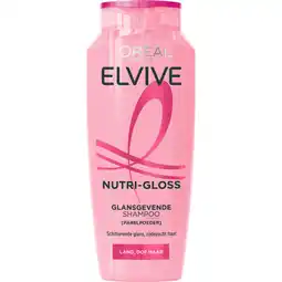 Albert Heijn L'Oréal Paris Elvive Nutri-gloss glansgevende shampoo aanbieding