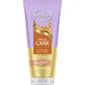 Albert Heijn Andrélon Oil & care 1 minuut wow masker aanbieding