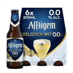 Albert Heijn Affligem Belgisch wit 0.0 abdijbier 6-pack aanbieding
