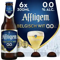 Albert Heijn Affligem Belgisch wit 0.0 abdijbier 6-pack aanbieding