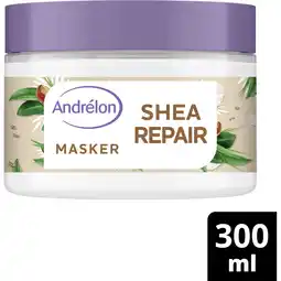 Albert Heijn Andrélon Pro nature shea strong repair haarmasker aanbieding