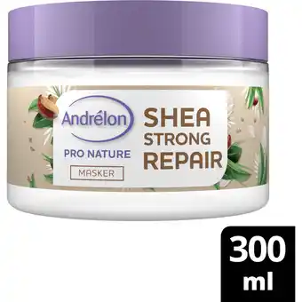 Albert Heijn Andrélon Pro nature shea strong repair haarmasker aanbieding