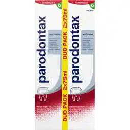 Albert Heijn Parodontax Whitening dagelijkse tandpasta 2-pack aanbieding