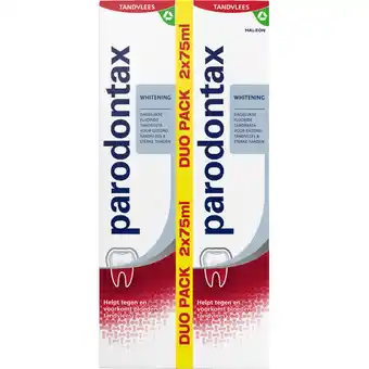 Albert Heijn Parodontax Whitening dagelijkse tandpasta 2-pack aanbieding
