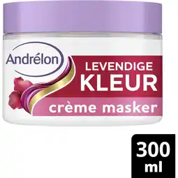 Albert Heijn Andrélon Levendige kleur crème masker aanbieding