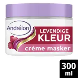 Albert Heijn Andrélon Levendige kleur crème masker aanbieding