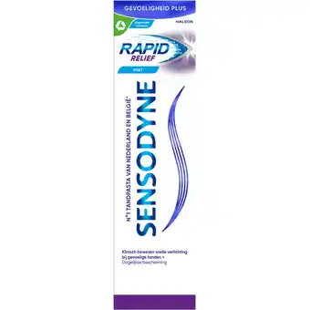 Albert Heijn Sensodyne Rapid relief dagelijkse tandpasta aanbieding