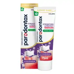Albert Heijn Parodontax Strengthen & protect freshmint aanbieding