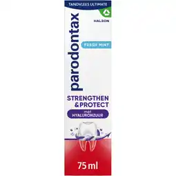 Albert Heijn Parodontax Strengthen & protect freshmint aanbieding