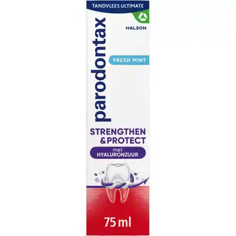 Albert Heijn Parodontax Strengthen & protect freshmint aanbieding