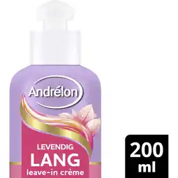 Albert Heijn Andrélon Levendig lang leave-in crème aanbieding