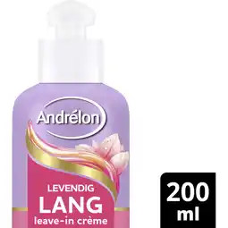 Albert Heijn Andrélon Levendig lang leave-in crème aanbieding