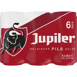 Albert Heijn Jupiler Natuurzuiver bier 6-pack aanbieding