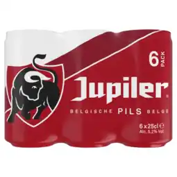 Albert Heijn Jupiler Natuurzuiver bier 6-pack aanbieding