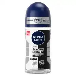 Albert Heijn NIVEA Men black & white deodorant roller aanbieding