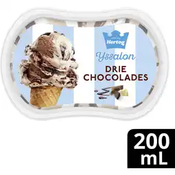 Albert Heijn Hertog Ijssalon mini drie chocolades aanbieding