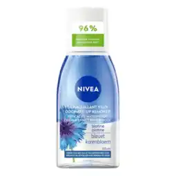 Albert Heijn NIVEA Double effect oogmake-up remover aanbieding