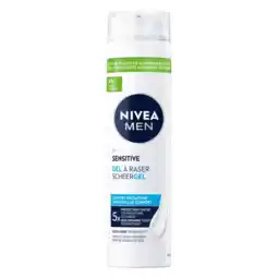Albert Heijn NIVEA Men sensitive scheergel aanbieding