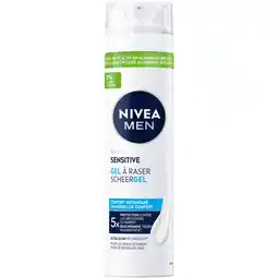 Albert Heijn NIVEA Men sensitive scheergel aanbieding