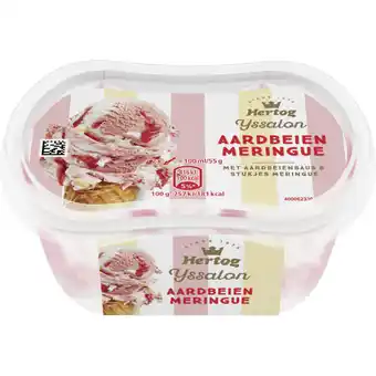 Albert Heijn Hertog Ijssalon mini aardbeien meringue aanbieding