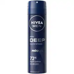 Albert Heijn NIVEA Men deep black carbon anti-transpirant aanbieding