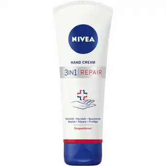 Albert Heijn NIVEA 3in1 repair handcréme 24u hydratatie aanbieding
