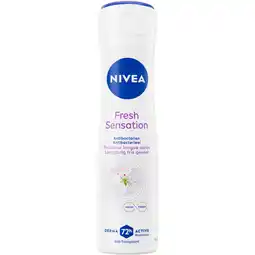 Albert Heijn NIVEA Fresh sensation anti transpirant spray aanbieding