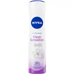 Albert Heijn NIVEA Fresh sensation anti transpirant spray aanbieding