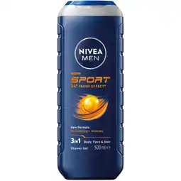 Albert Heijn NIVEA Men sport douchegel aanbieding