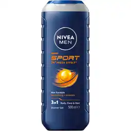 Albert Heijn NIVEA Men sport douchegel aanbieding
