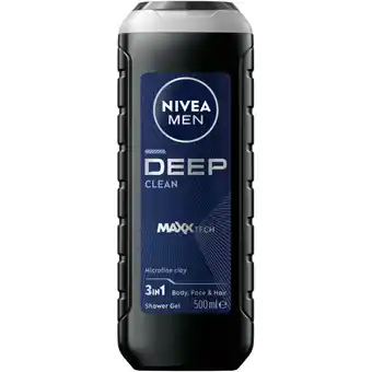 Albert Heijn NIVEA Men deep clean shower gel aanbieding