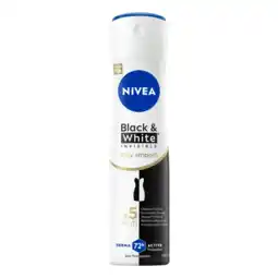 Albert Heijn NIVEA Black & white silky smooth deo spray aanbieding