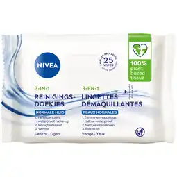 Albert Heijn NIVEA Reinigingsdoekjes normale huid aanbieding