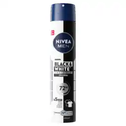 Albert Heijn NIVEA Men black & white invisible spray aanbieding