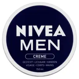 Albert Heijn NIVEA Men crème gezicht, lichaam & handen aanbieding