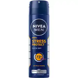 Albert Heijn NIVEA Men stress protect deodorant spray aanbieding