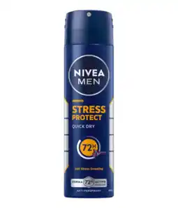 Albert Heijn NIVEA Men stress protect deodorant spray aanbieding