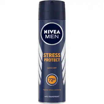 Albert Heijn NIVEA Men stress protect deodorant spray aanbieding
