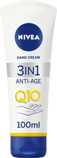 Albert Heijn NIVEA 3in1 antiage q10 handcréme antirimpel aanbieding